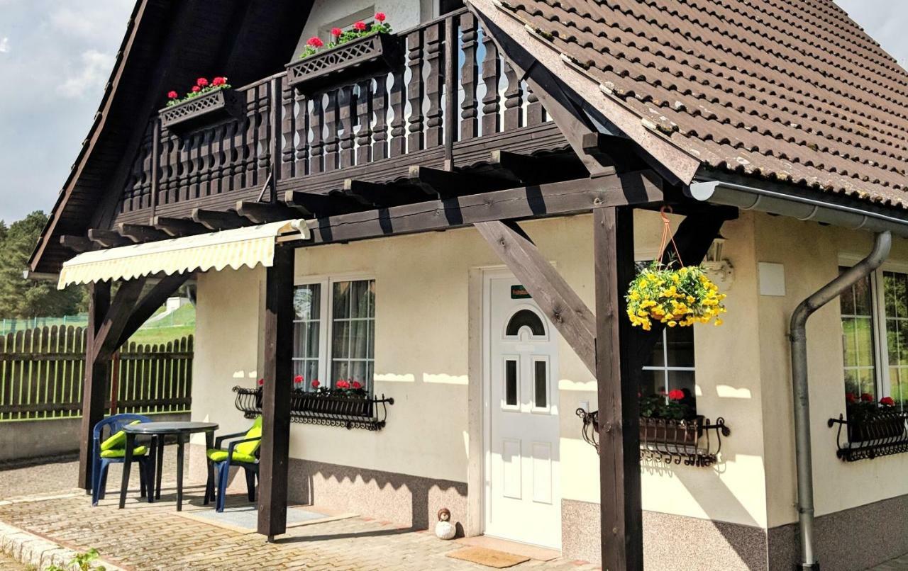 Pension Am Silberberg Gartz Exterior foto